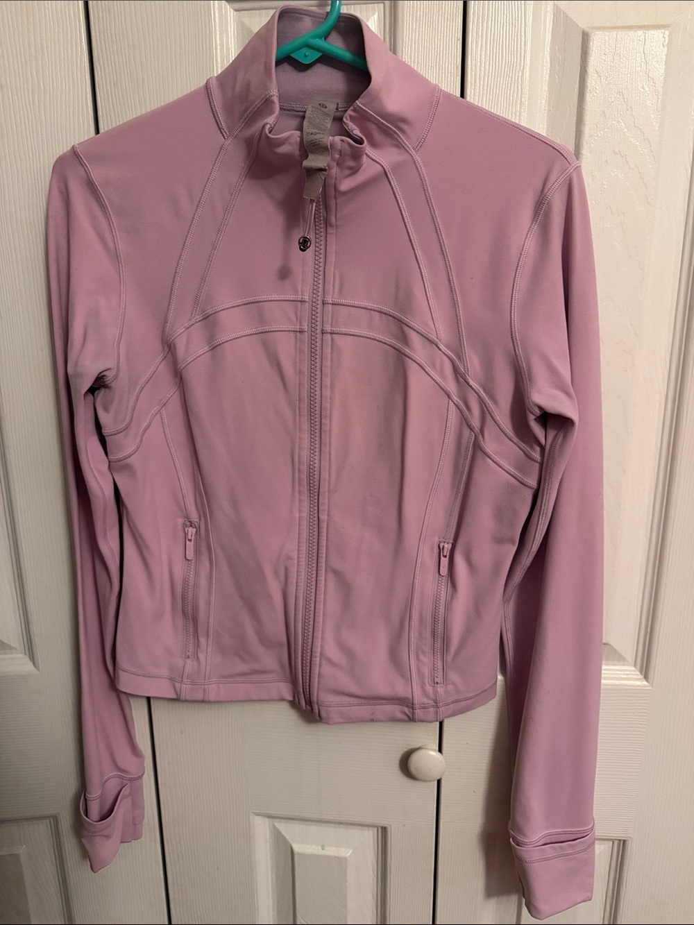 lululemon athletica Light Pink Full-Zip Bomber Jacket